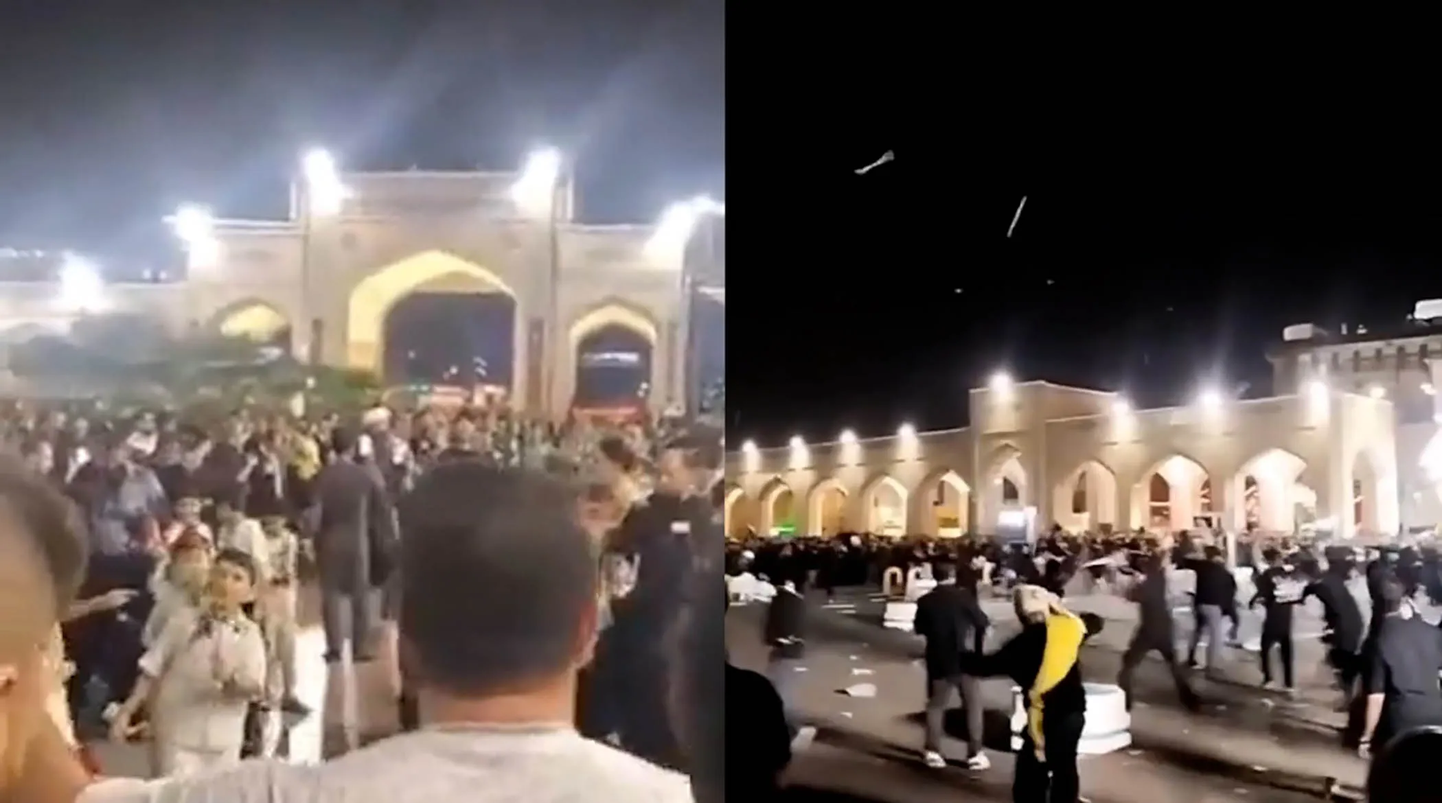 آشتی هیئت‌های یزدی و تبریزی در حرم امام رضا (ع) پس از درگیری در مشهد