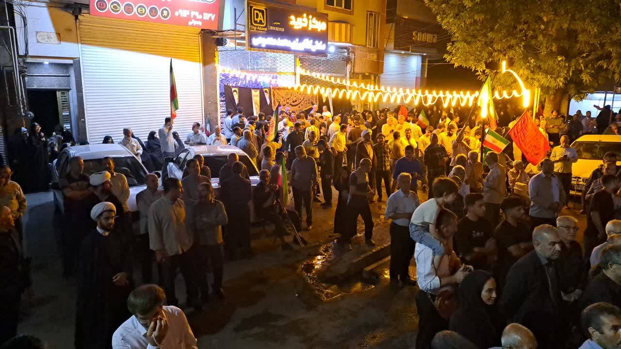 تصویری از تجمع مردم انقلابی خوی