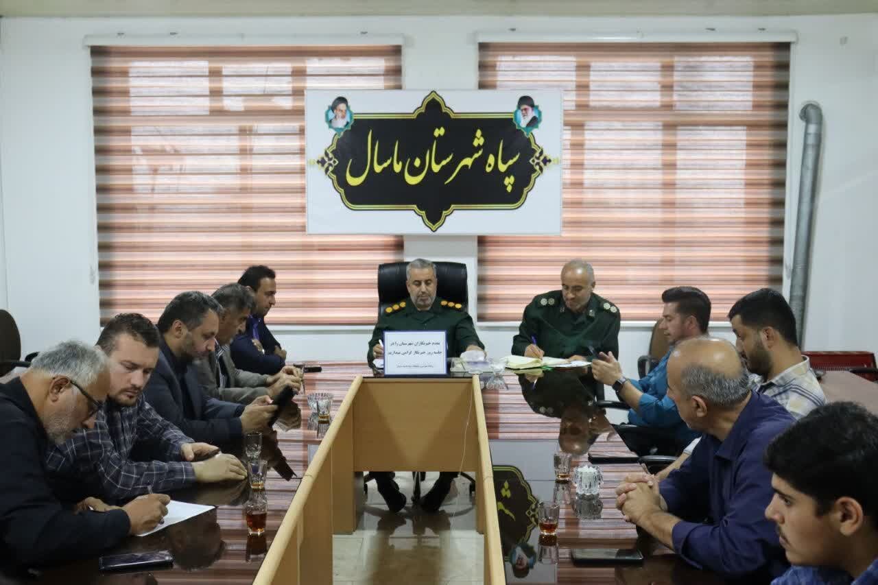 فرمانده سپاه ماسال: رسانه‌ها باید در خط مقدم مقابله با جنگ روانی دشمن باشند