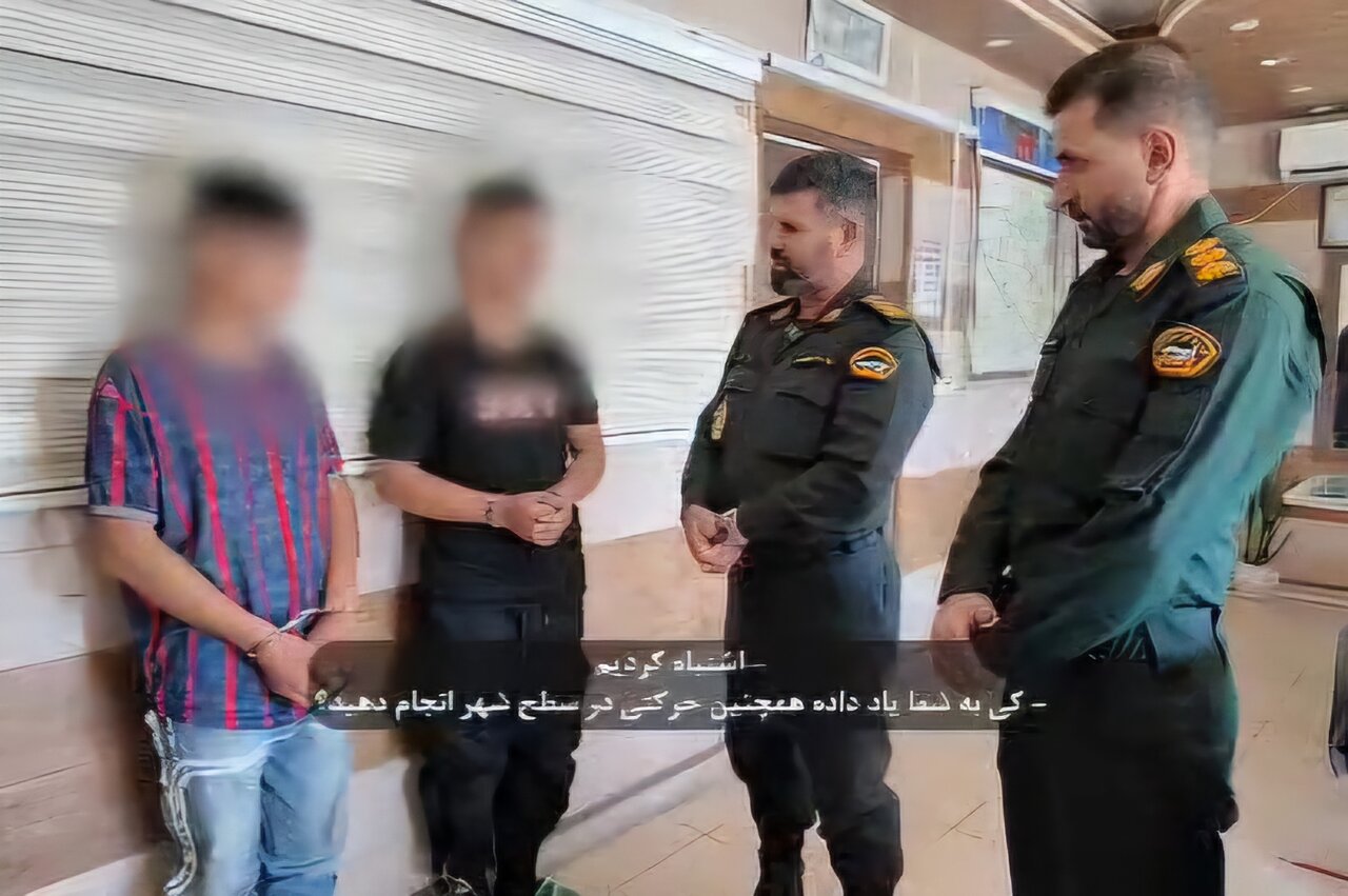پلیس تبریز مزاحمان خیابانی را دستگیر کرد
