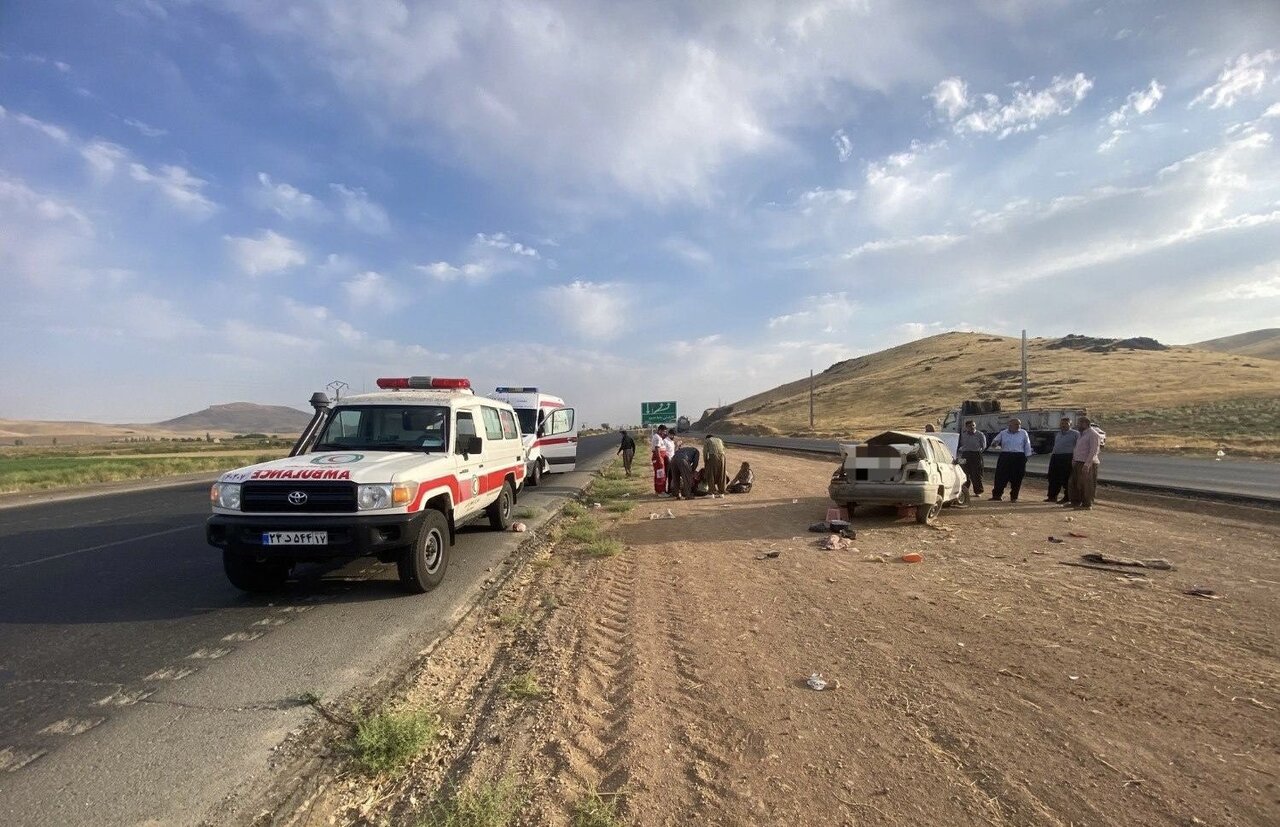 دو تصادف مرگبار جاده‌ای در آذربایجان غربی؛ یک کشته و هفت مصدوم بر جای ماند