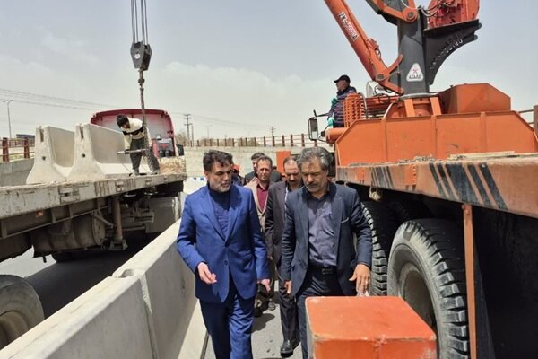 تقاطع غیرهمسطح شهرک صنعتی بهاران در همدان به بهره‌برداری رسید