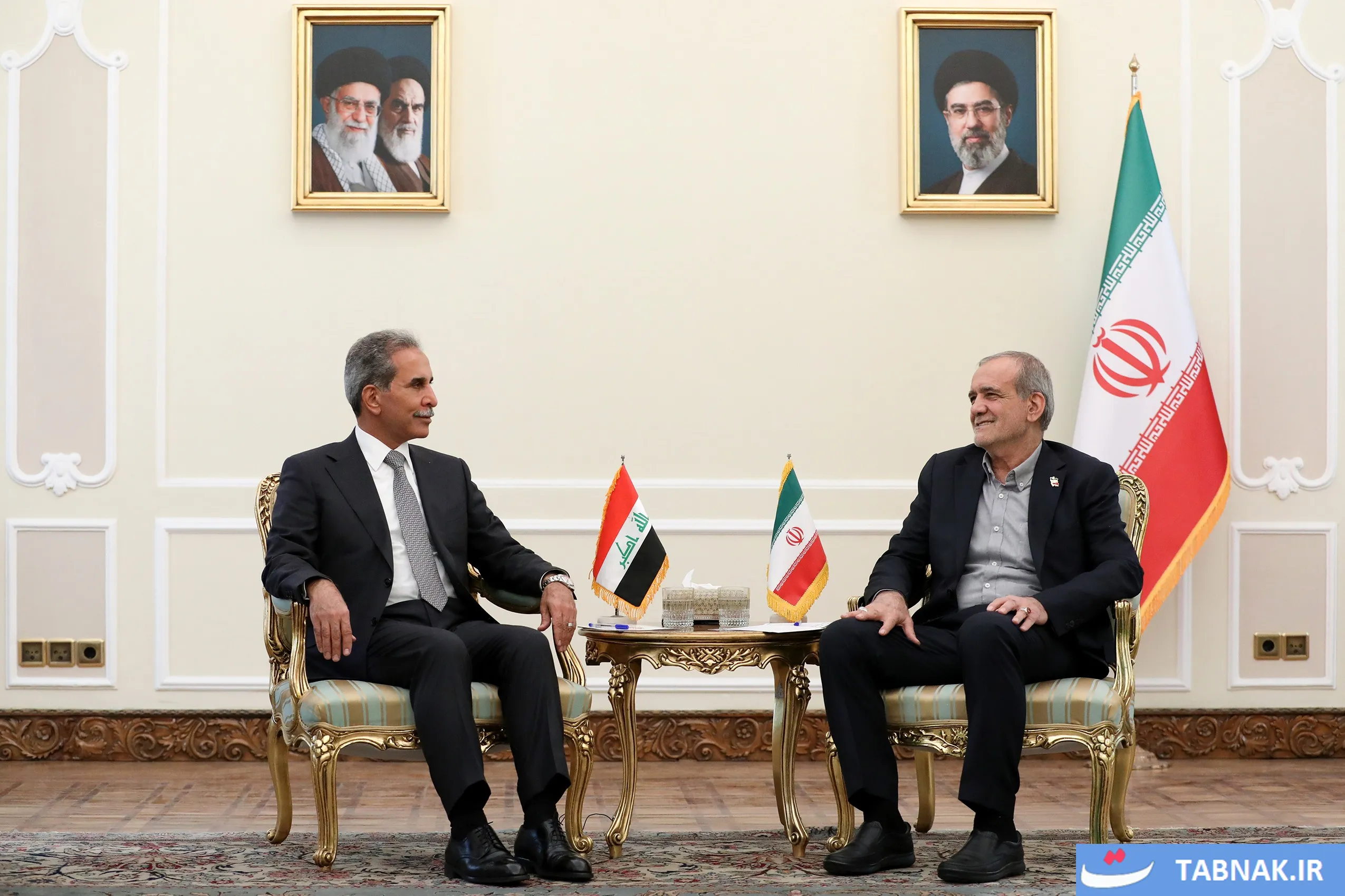 پزشکیان در دیدار با رئیس شورای عالی قضایی عراق: روابط اقتصادی و فرهنگی دو کشور تقویت شود