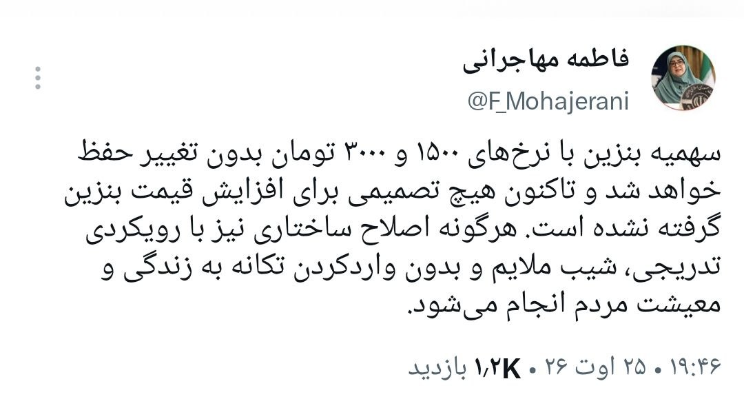 فاطمه مهاجرانی، سخنگوی دولت