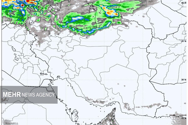 پیش‌بینی ۵ روزه هوای کشور؛ اخطار سازمان هواشناسی درباره گردوخاک و رگبار در مناطق جنوبی