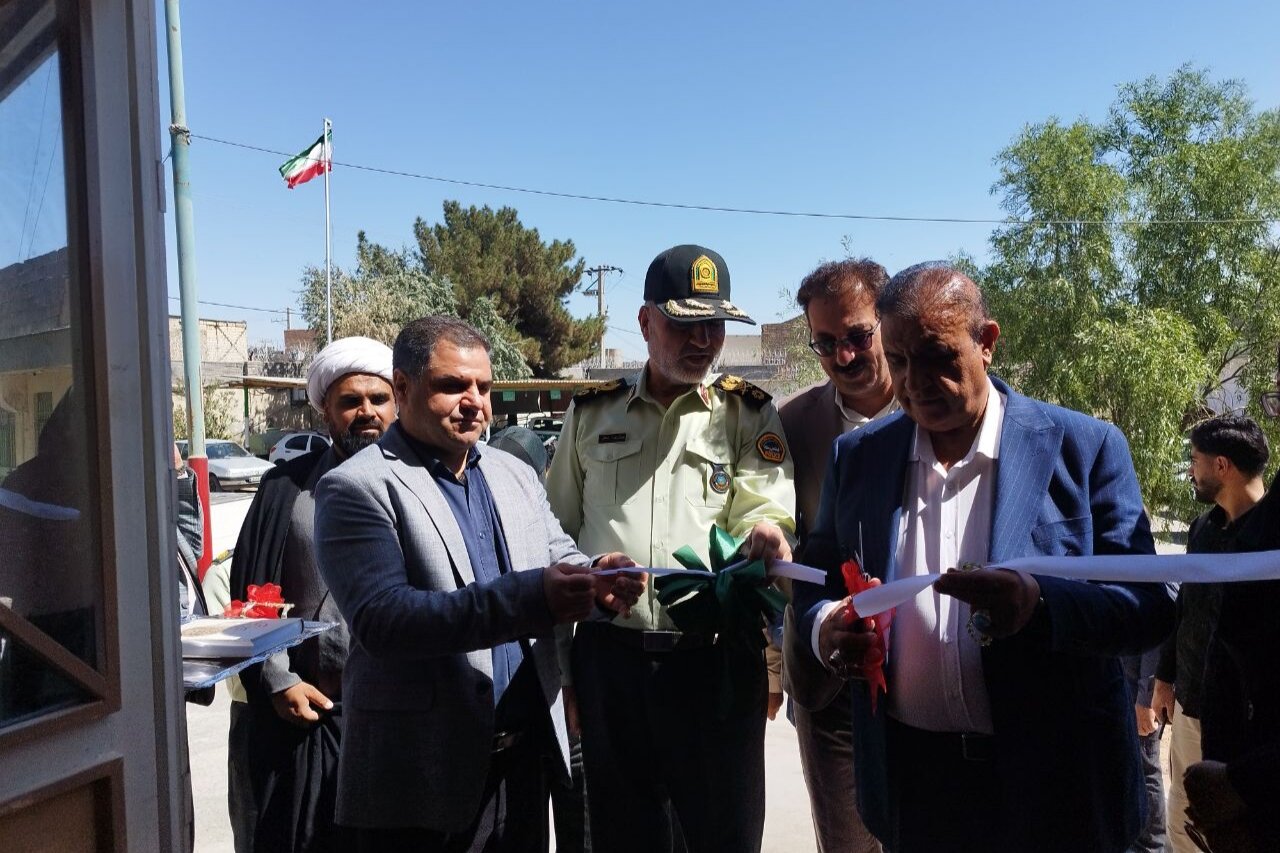 کلانتری، سالن ورزشی و میدان شهری در شیرآباد زاهدان افتتاح شد