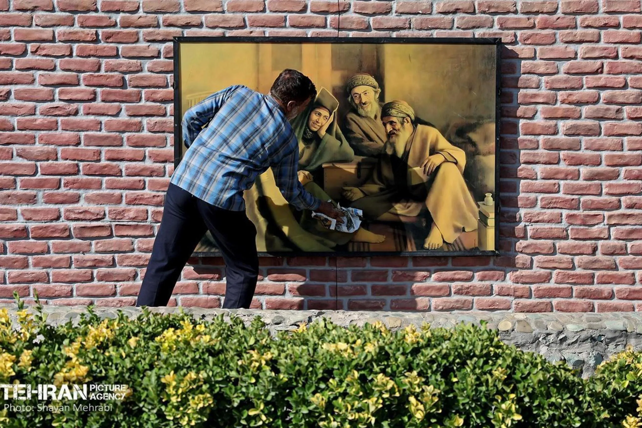 افتتاح تندیس کمالالملک در تهرانسر