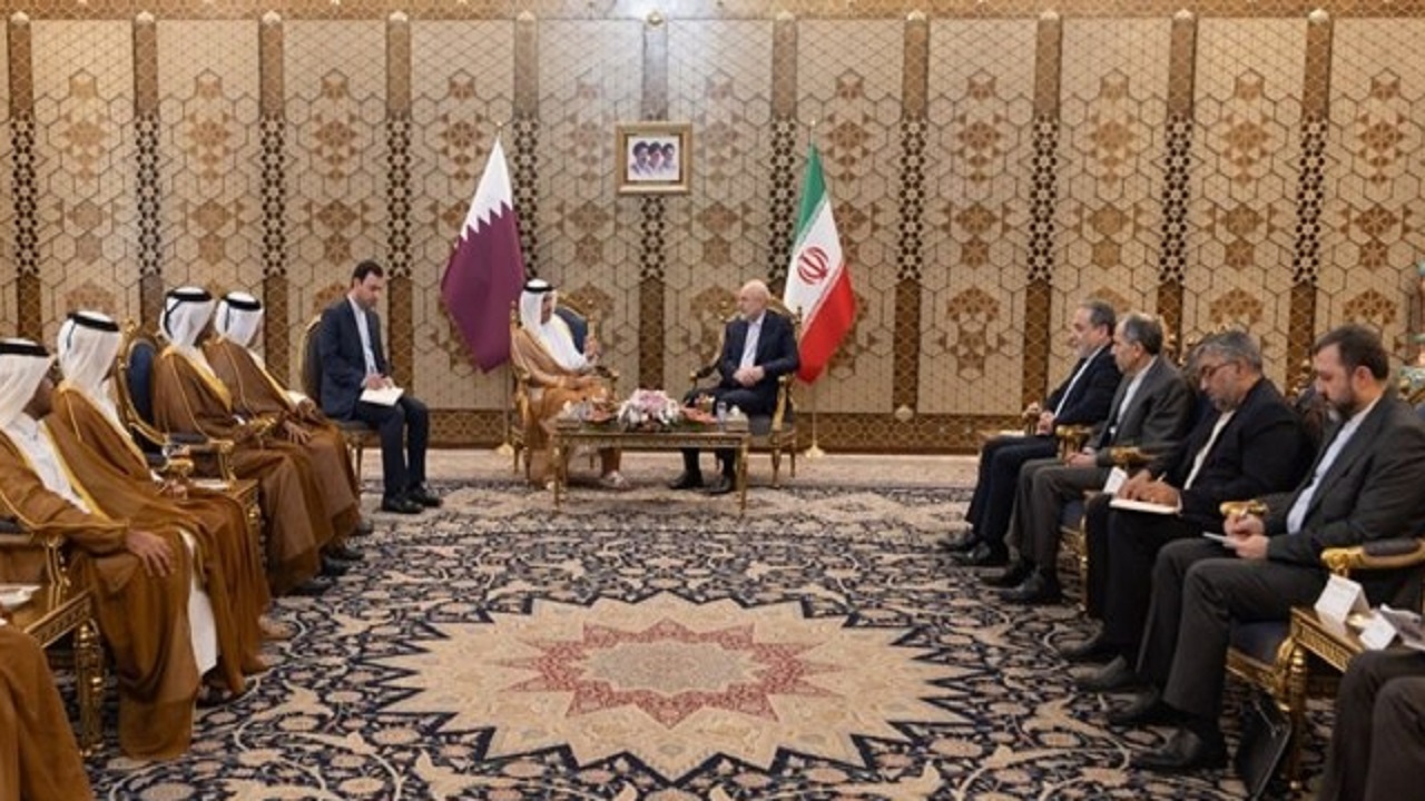 قالیباف در دیدار با نخست‌وزیر قطر: آمریکا باید به تعهدات یادداشت تفاهم عمل کند