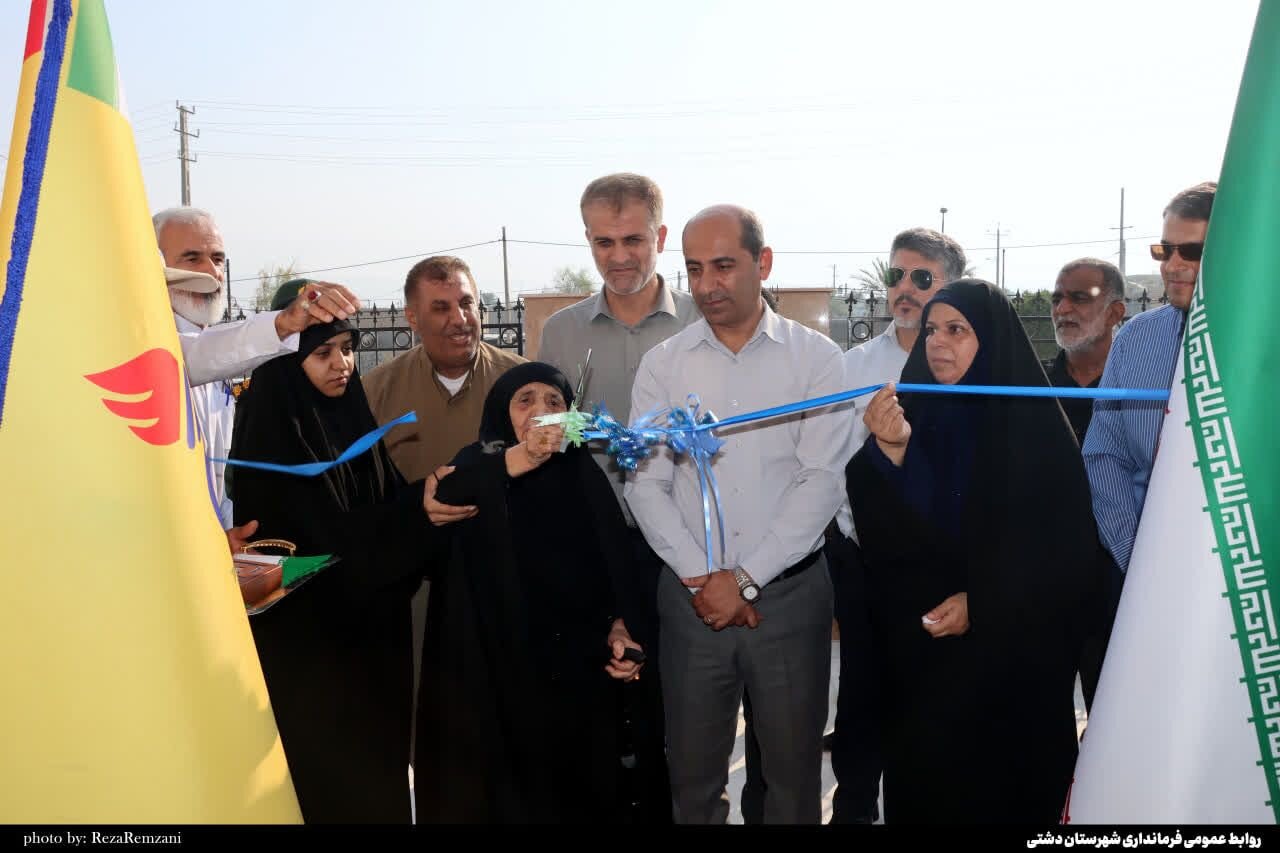 افتتاح ساختمان امداد و عملیات گاز شنبه در دشتی همزمان با هفته دولت