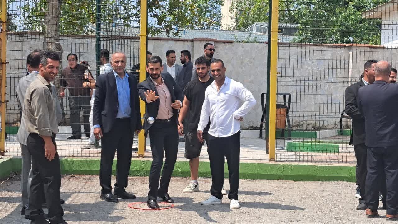 افتتاح نخستین زمین استاندارد پتانک شمال کشور در سرخ‌رود