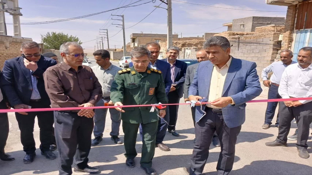 افتتاح سه پروژه طرح هادی و بهسازی معابر در کردستان به مناسبت هفته دولت