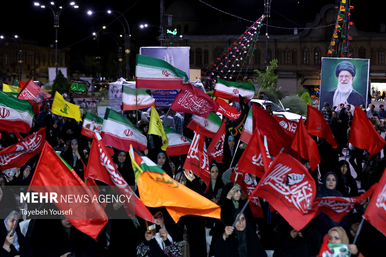 گردهمایی حماسه و پایداری در آزادشهر؛ تأکید مردم شرق گلستان بر وفاداری به آرمان انقلاب