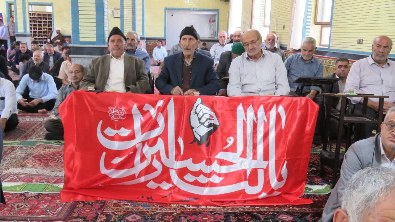 تصویر هوایی از مصلای نماز جمعه هریس
