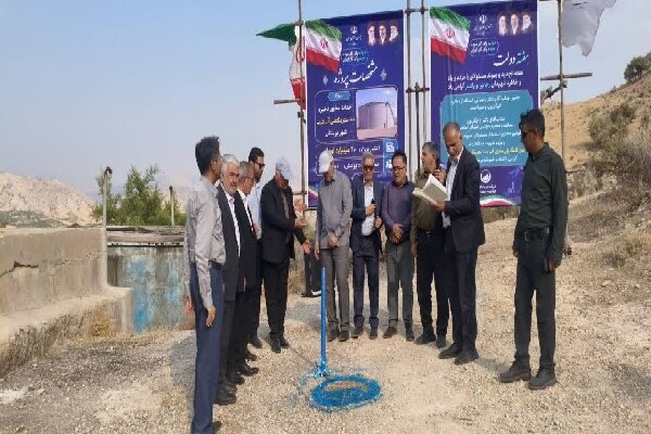 آغاز ساخت مخزن هزار مترمکعبی در بوستان باشت برای پایداری آب شرب