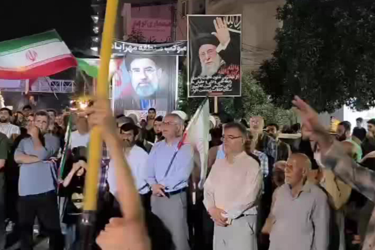 نکا دوباره صحنه حماسه مردمی در حمایت از رزمندگان اسلام شد