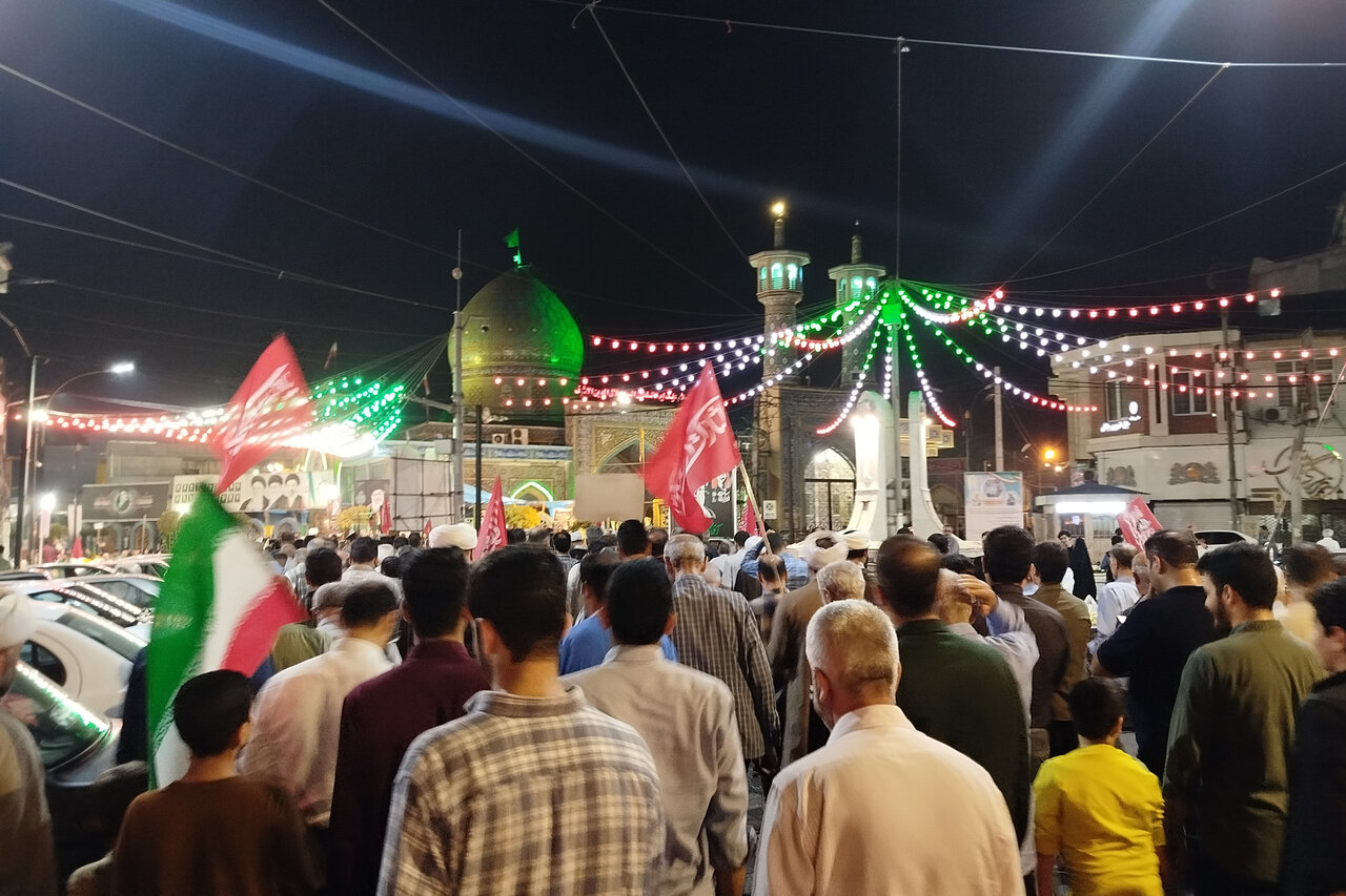 صد و هشتاد و یکمین تجمع مردمی در آستانه اشرفیه برگزار شد