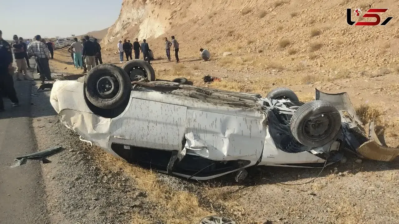 حادثه بامدادی محور نجف‌آباد جان دو سرنشین را گرفت