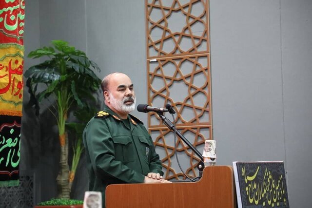 سردار کرمی: ملت ایران با اتکا به قدرت الهی در برابر هیچ قدرتی عقب‌نشینی نمی‌کند
