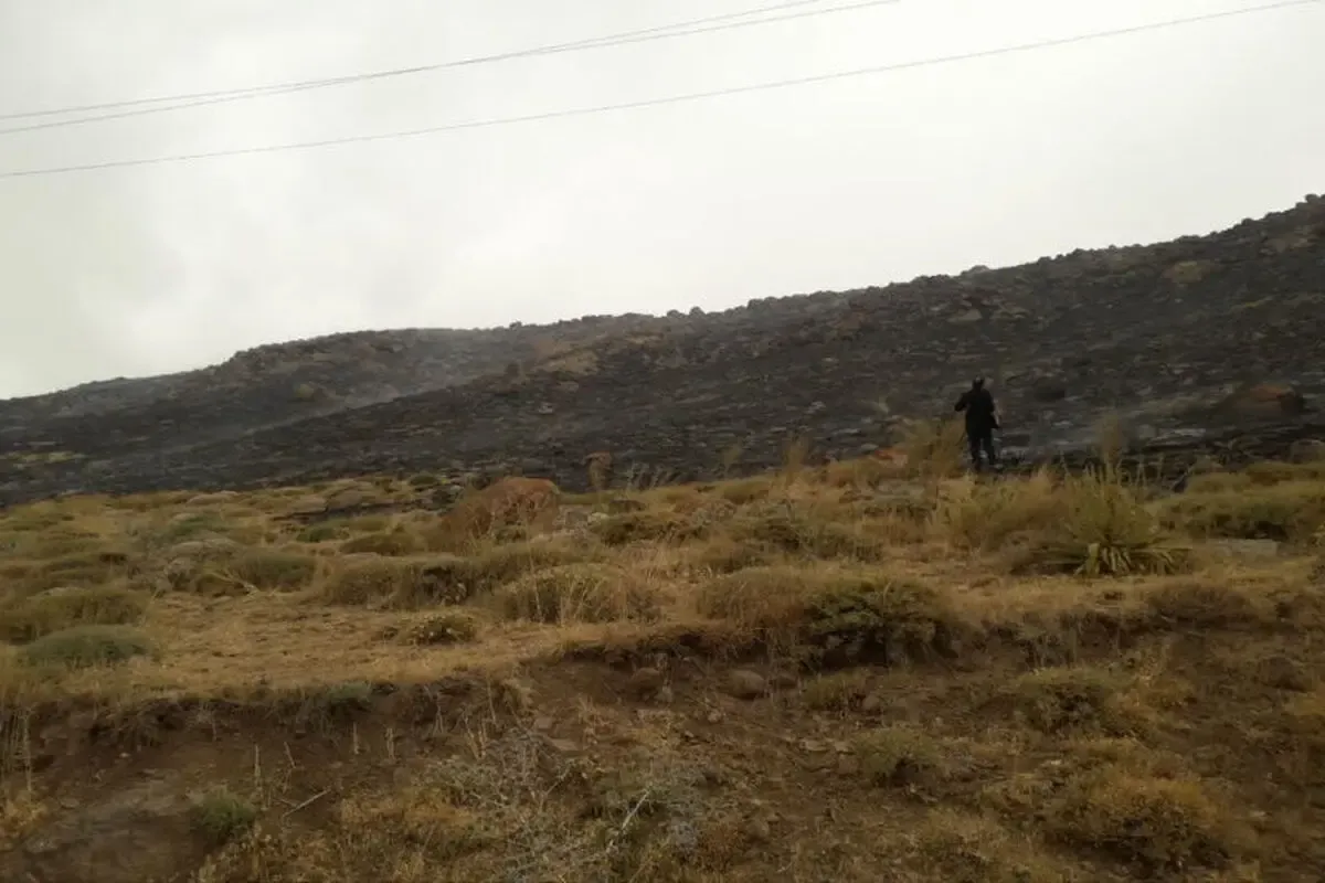آتش‌سوزی گسترده در نئور اردبیل مهار شد؛ هشدار فرماندار به گردشگران