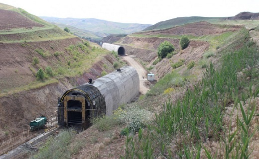 عملیات اجرایی راهآهن رشت - آستارا