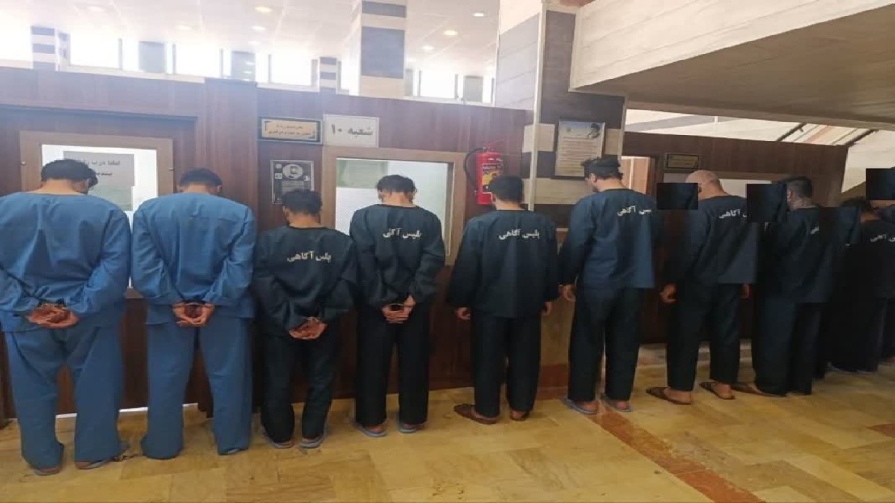 انهدام پرونده‌های آدم‌ربایی و سرقت در فارس؛ ۱۱ متهم در عملیات ضربتی پلیس دستگیر شدند