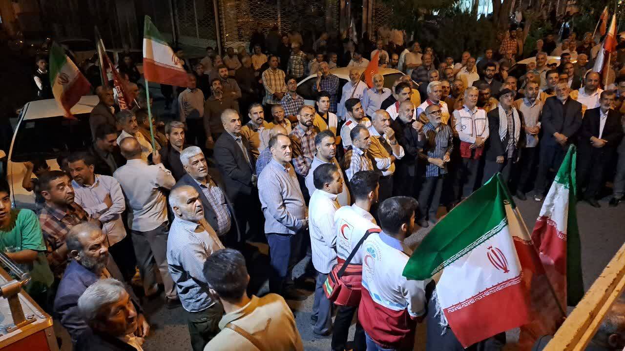 تصویر هوایی از اجتماع مردم خوی