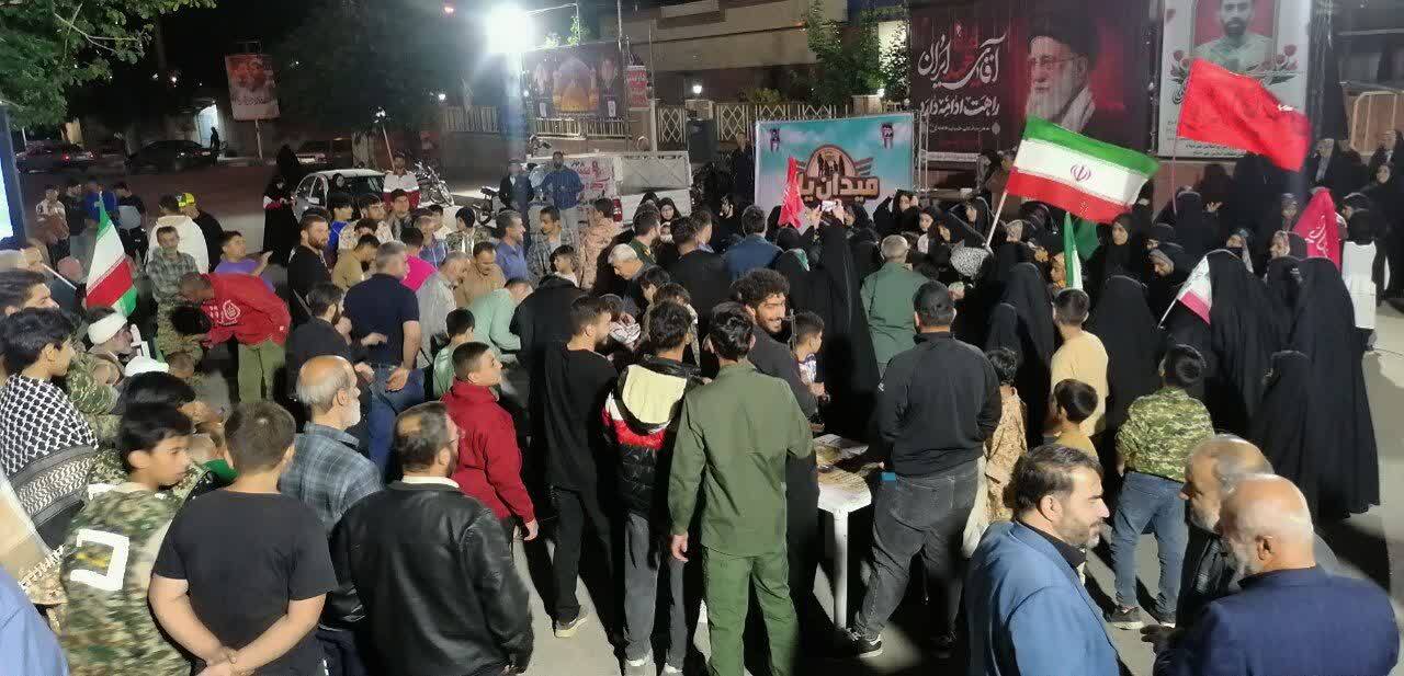 تصاویری از اجتماع مردمی شبهای اقتدار در دیباج