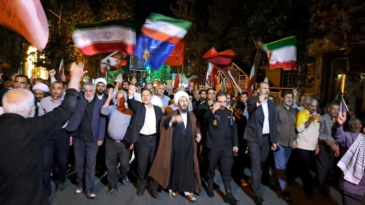 تجمع مردمی خوی در حمایت از آرمان‌های انقلاب