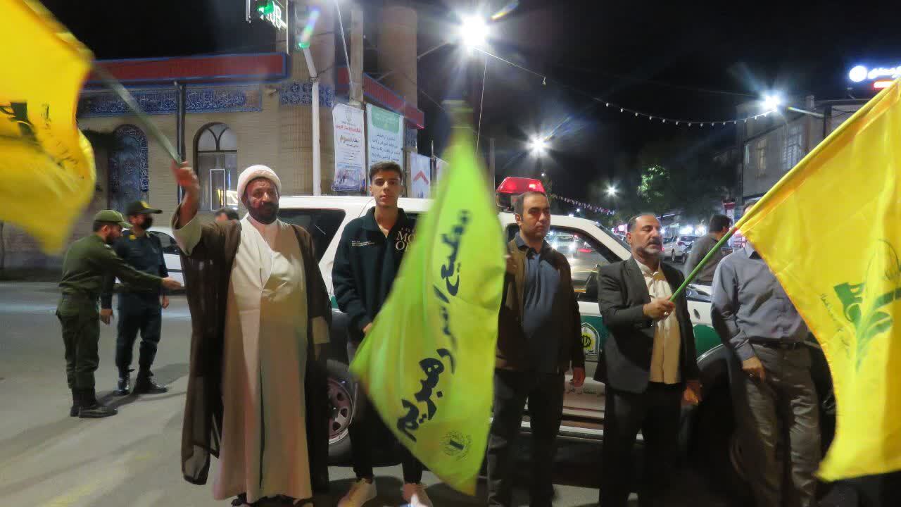 تصاویر هوایی از اجتماع بزرگ مردم هریس