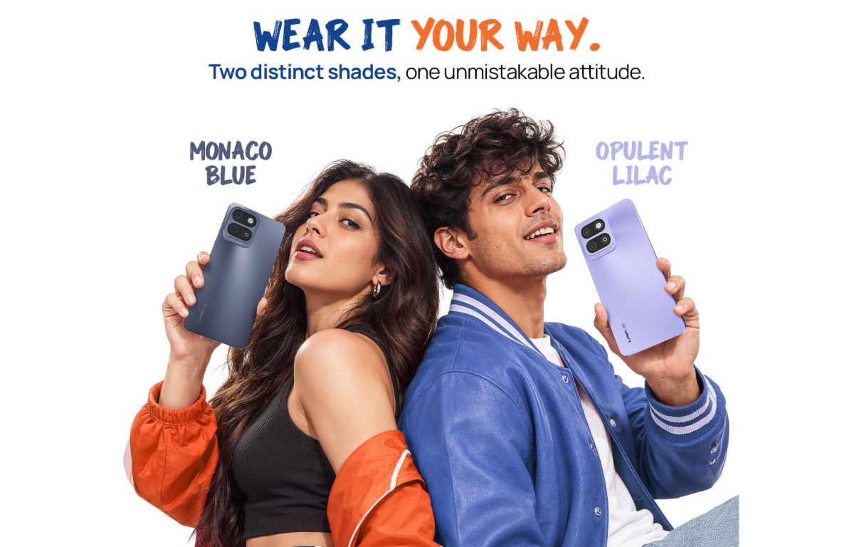 نمای جلویی Lava Bold N4 Pro با نمایشگر بزرگ