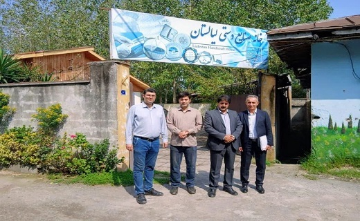 بازدید کارشناسان بنیاد ملی نخبگان از کارگاه بامبوبافی لیالستان