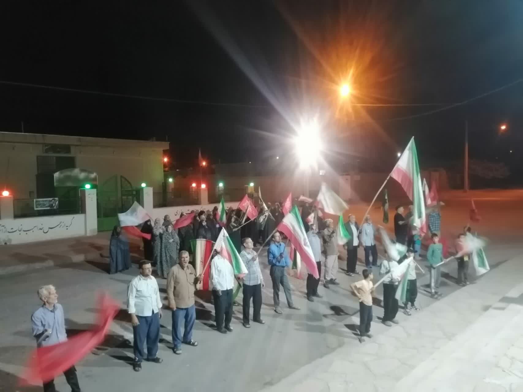 اجتماع پرشور اهالی روستای انارستانک بخش اسلامیه فردوس